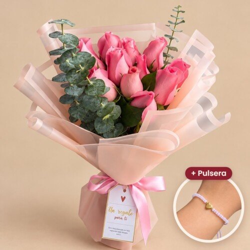 12 Rosas + Pulsera – Casa Amara 12 Rosas + Pulsera – Casa Amara